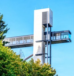 Pfaffenthal lift and valley loop in Luxembourg City