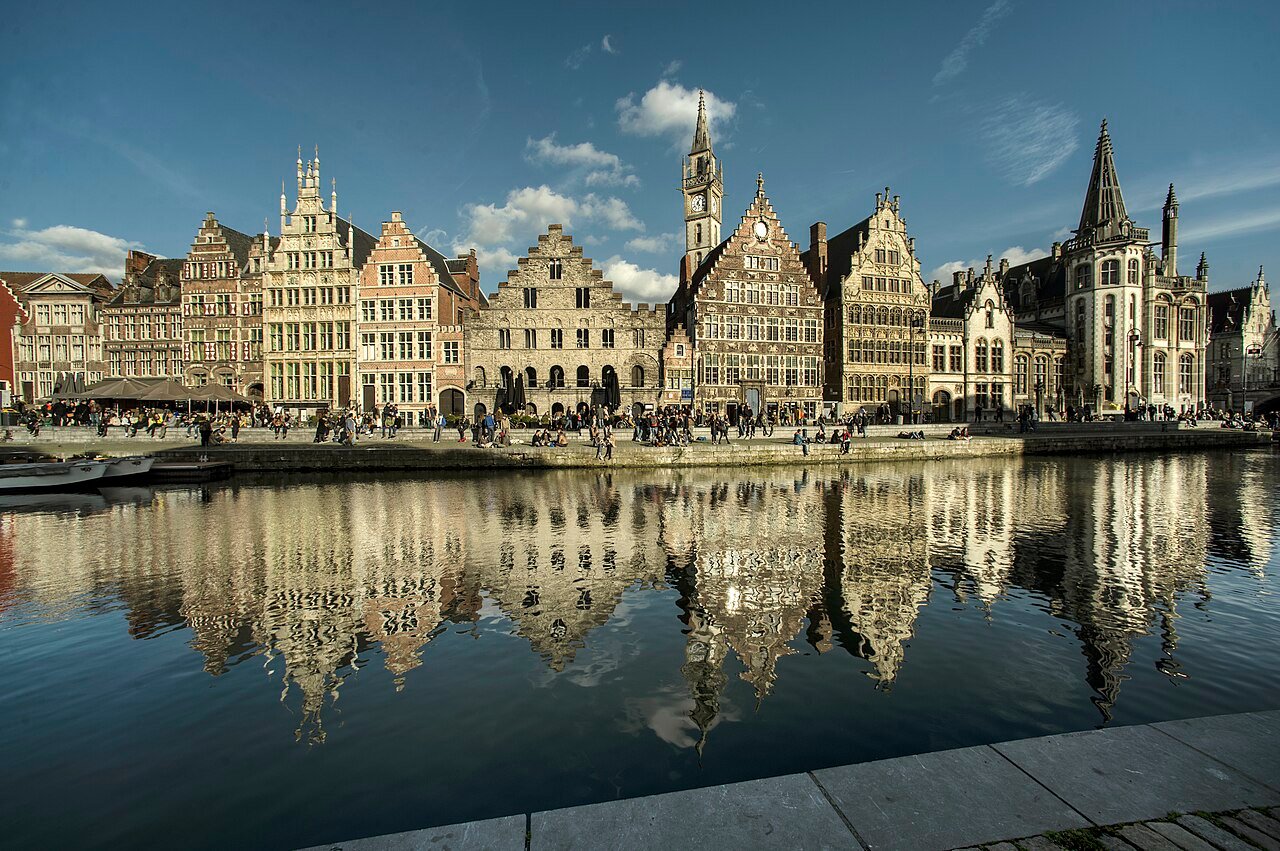 Ghent waterfront walk