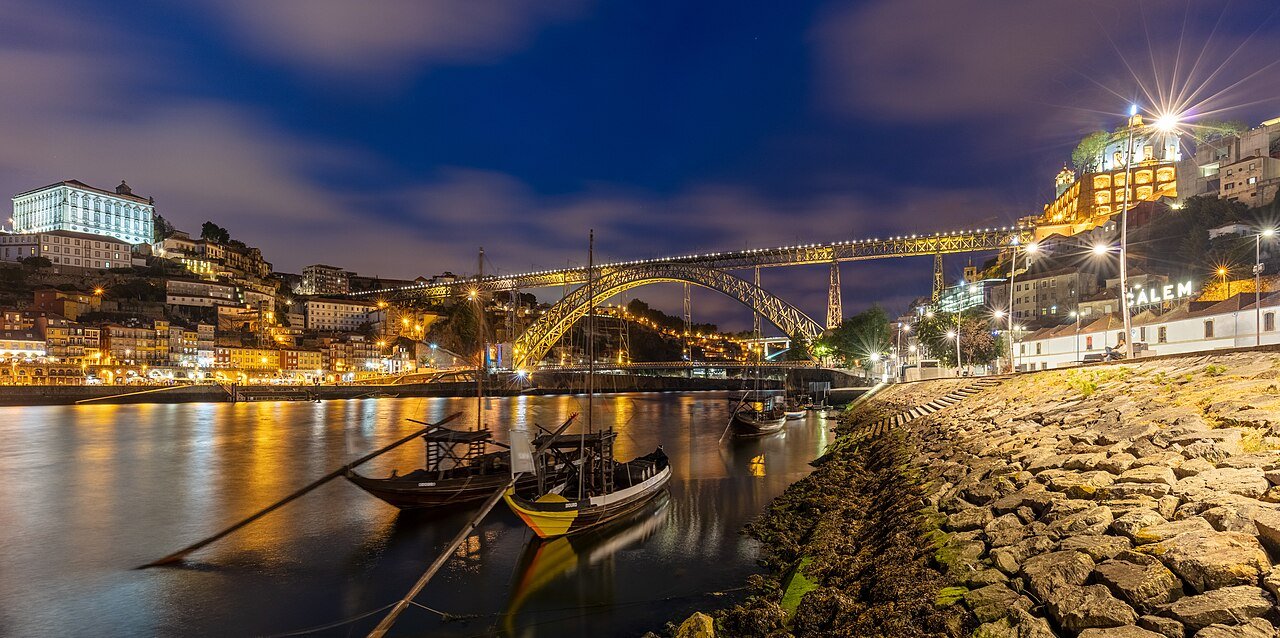 cheapest erasmus destination 2026: Porto waterfront and Dom Luis I Bridge for student budgets