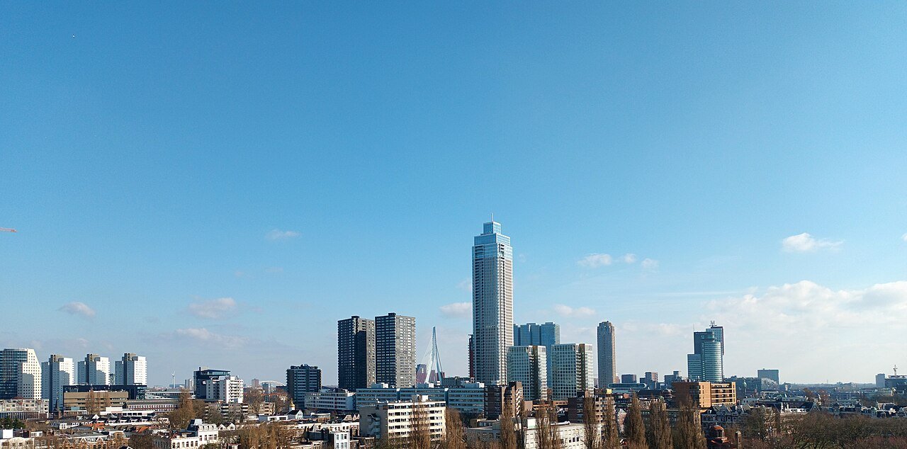 Rotterdam skyline for an exchange student app guide